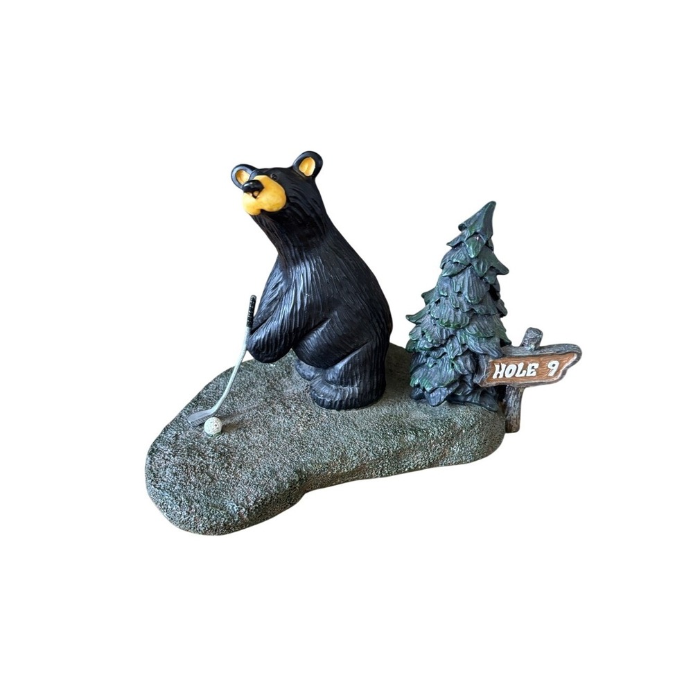 BearFoots Bears Duffy Big Sky Carvers by Montana Artist Jeff Fleming Golf Hole 9
